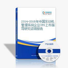 2014-2018年中國發(fā)動機管理系統(tǒng)企業(yè)IPO上市指導研究咨詢報告市場調查分析